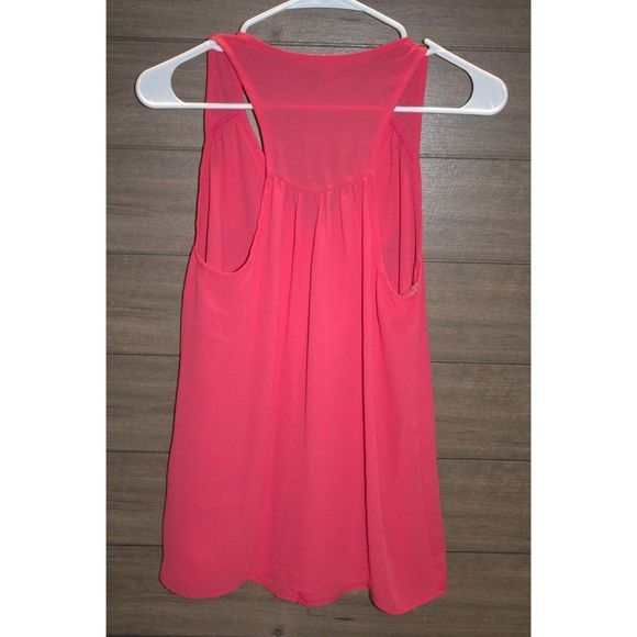 Guess Pink Ruffle Tank Size Small - Picture 4 of 4